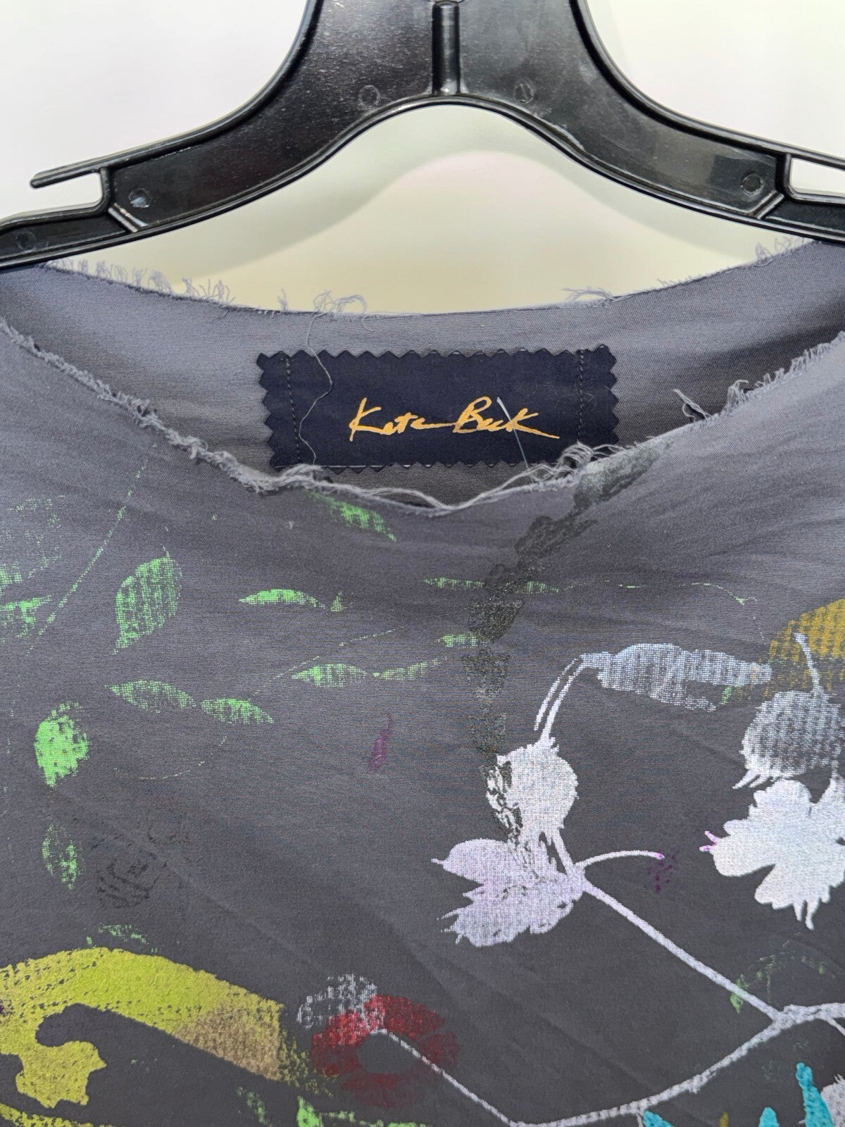 Kate Beck Black Floral Longsleeve