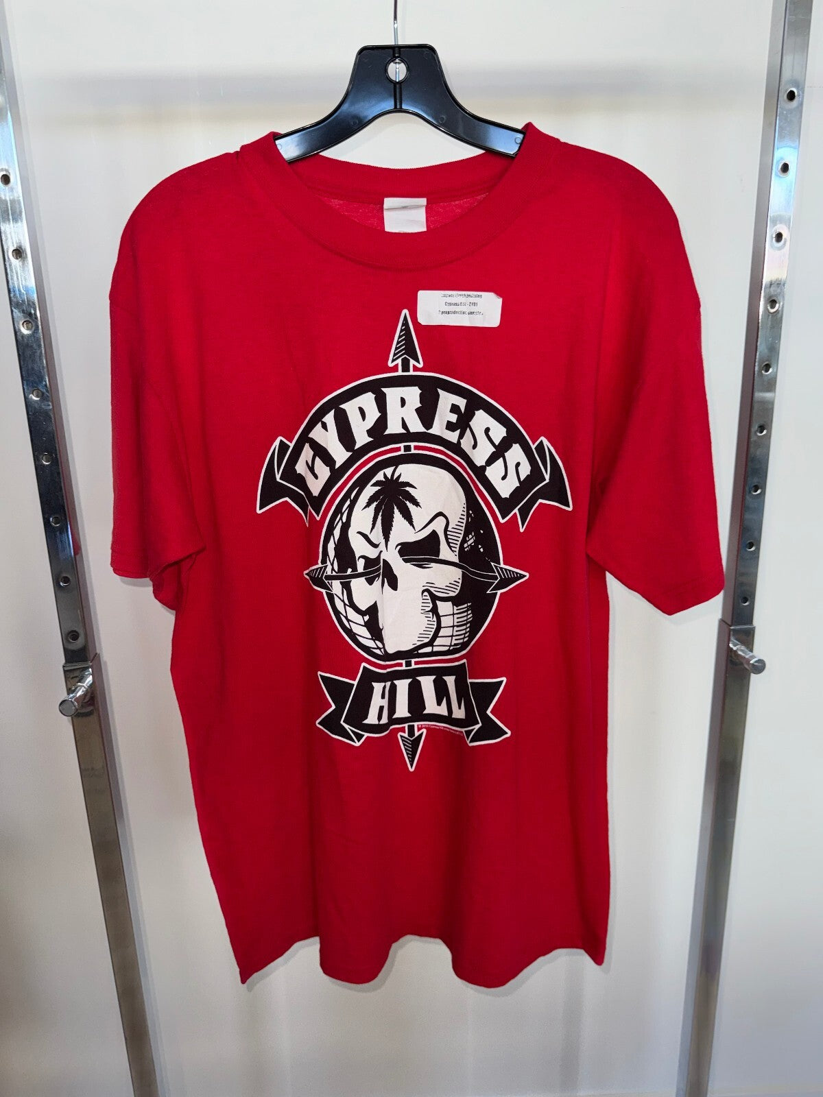 Cypress Hill Red T Shirt, Size L