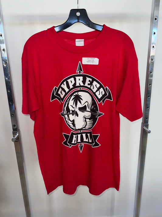 Cypress Hill Red T Shirt, Size L