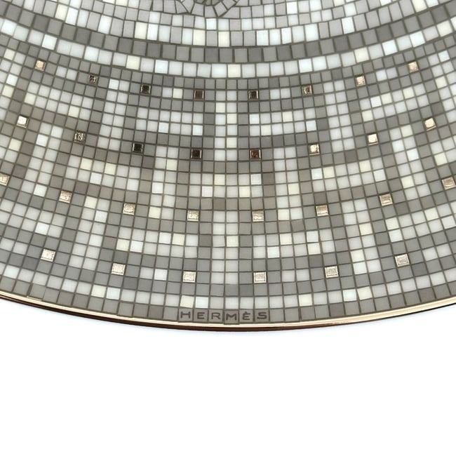 Hermes Mosaique au 24 Platinum Tart Platter