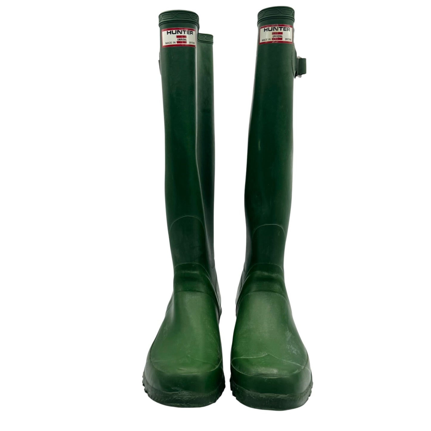 Green Hunter Uniroyal Wellington Boots, UK Size 6 (US 8)