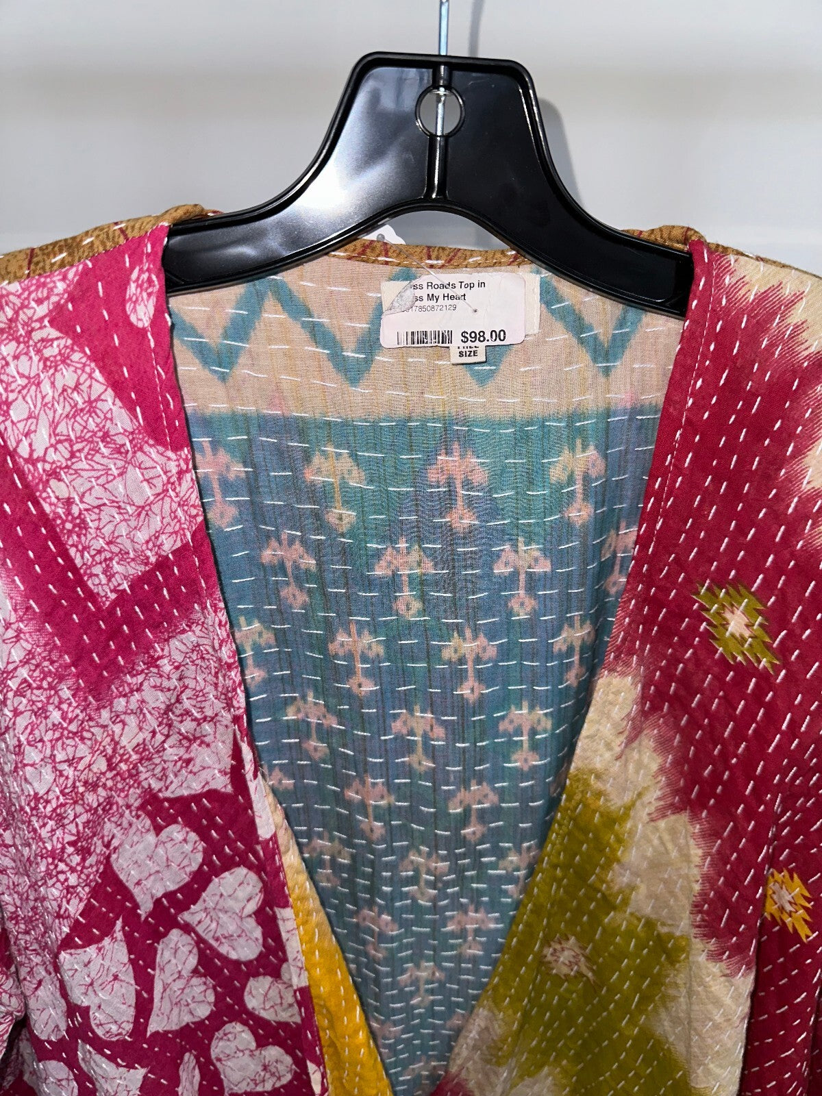 Kantha Bae Multipatterned Longsleeve Sweater, Free Size