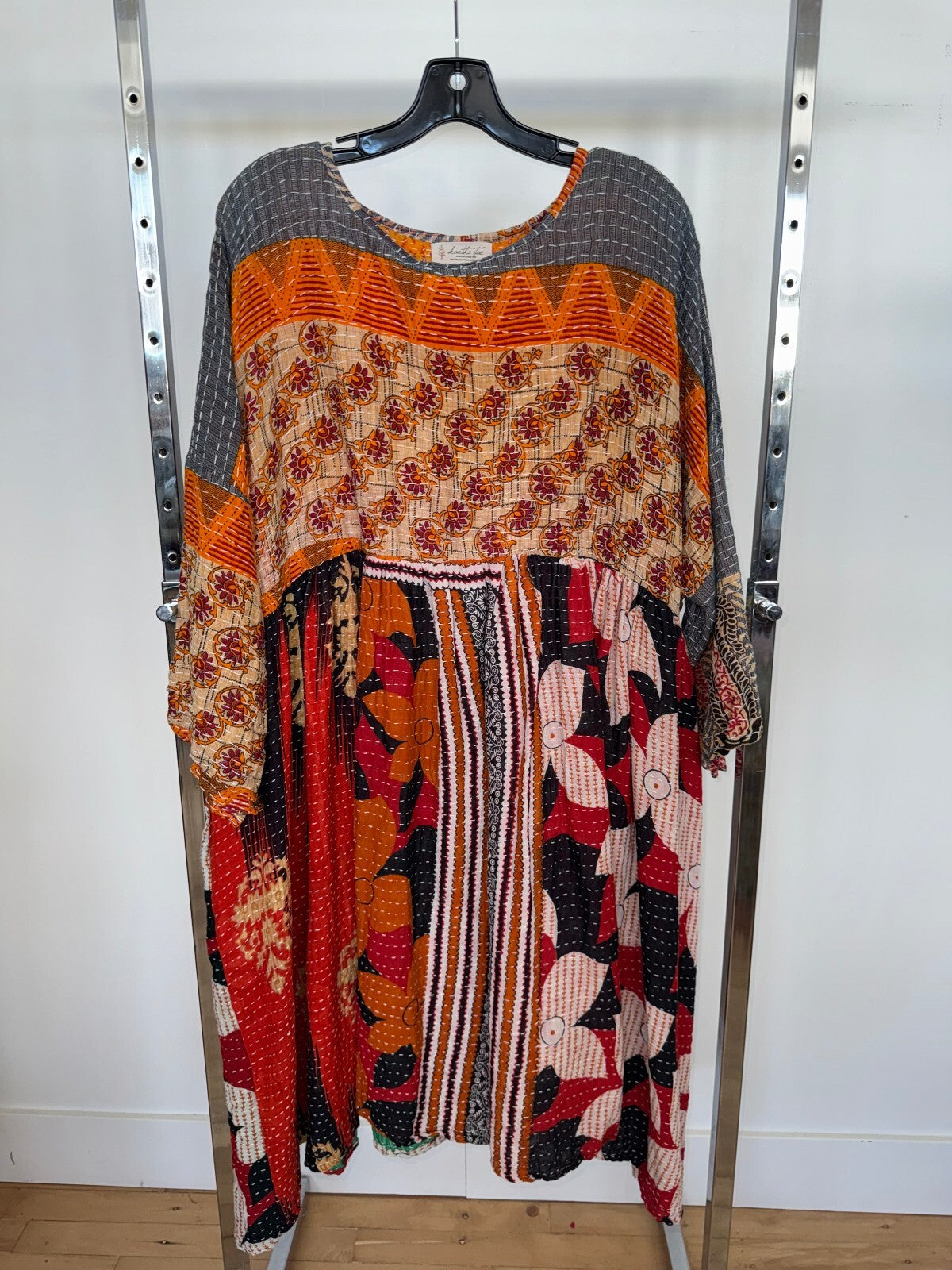 Kantha Bae Multipattern Tunic Dress, Free Size