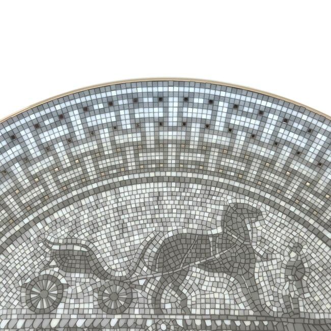Hermes Mosaique au 24 Platinum Tart Platter