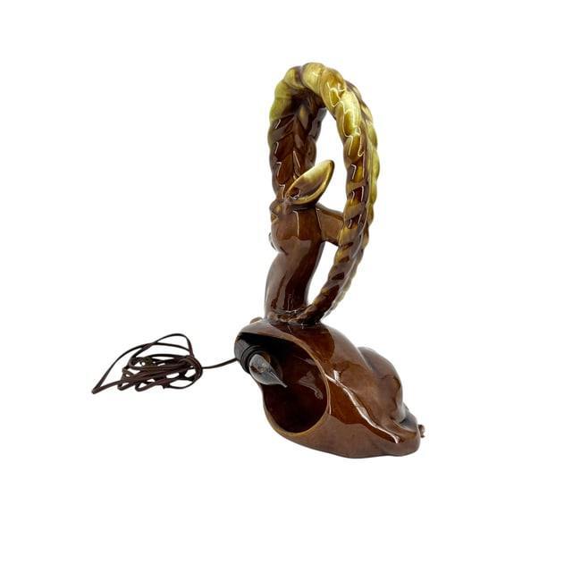 Mid-Century Modern "Kudu" Gazelle TV Lamp