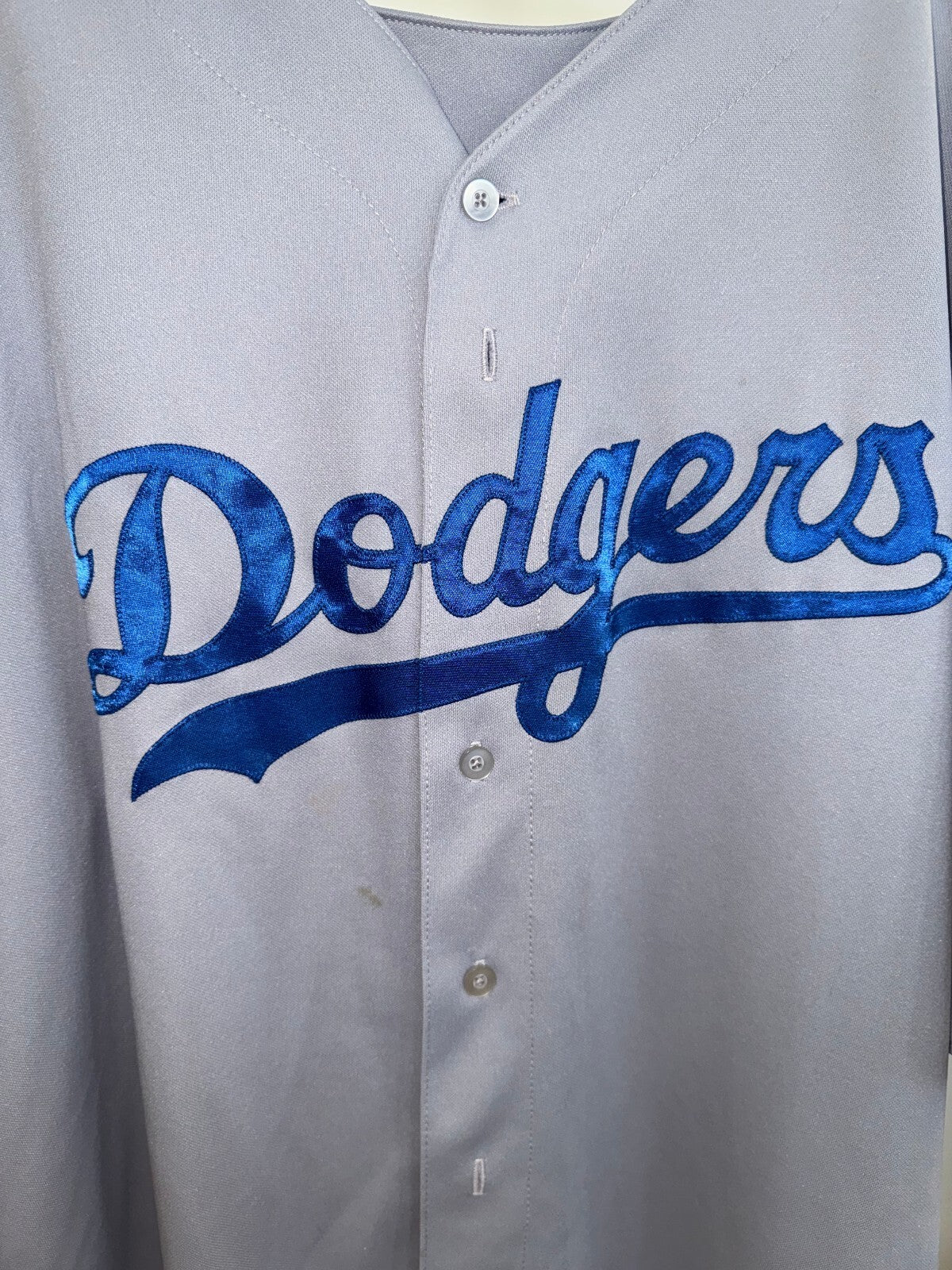 Grey Dodger Clayton Kershaw Jersey, Size 2X