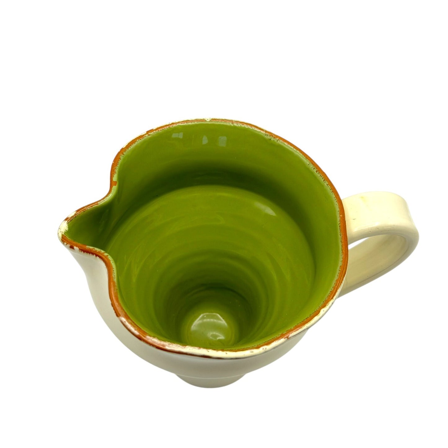 Vietri Ceramic Green Pitcher
