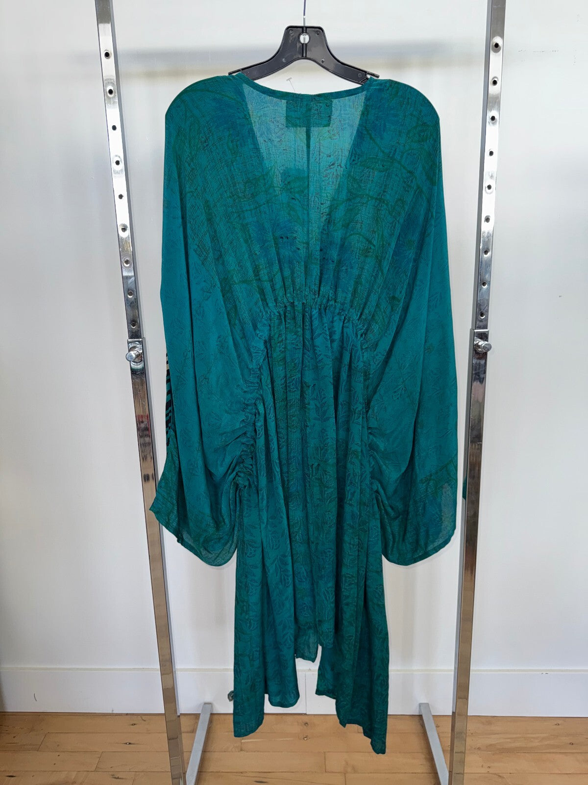 Kantha Bae Blue Long sleeve Tunic Dress, Free Size