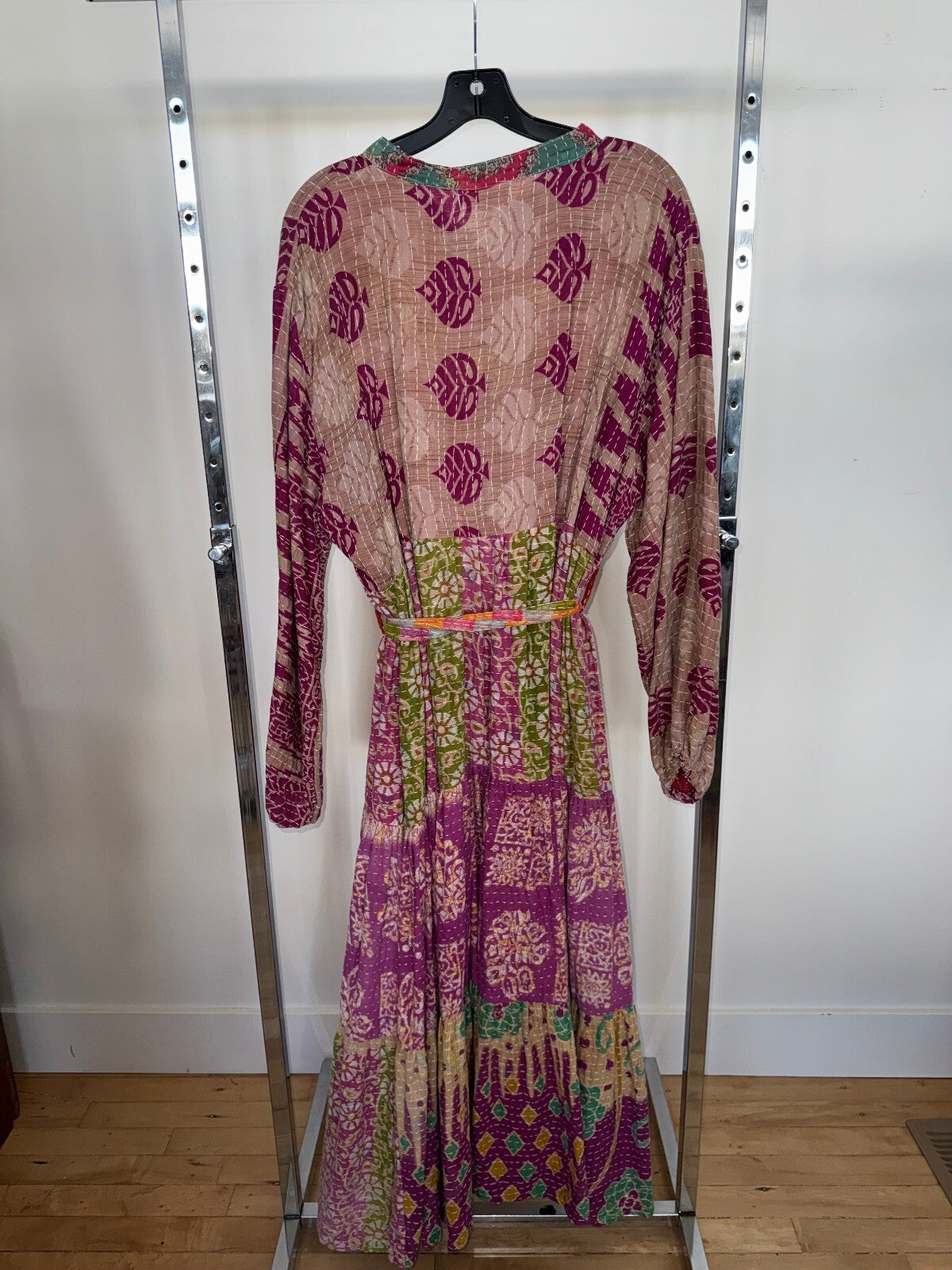 Kantha Bae Button up Tunic Dress, Free Size