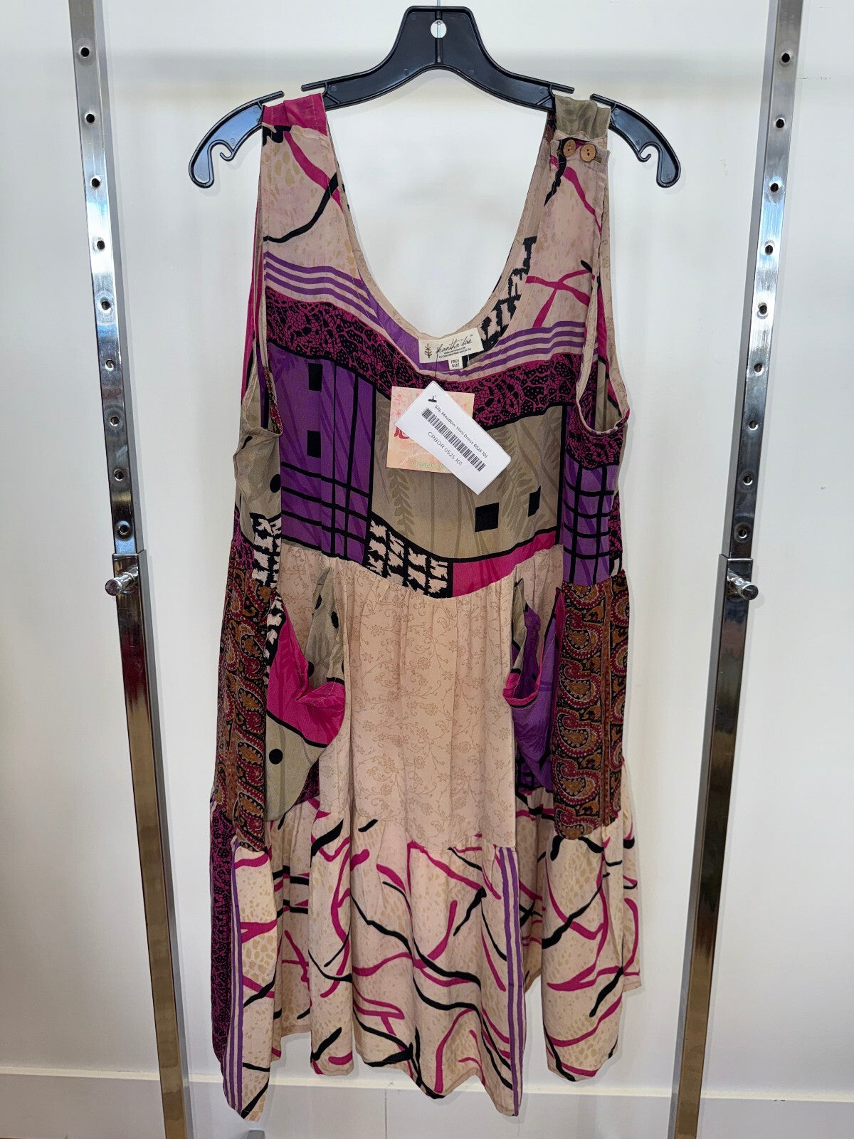 Kantha Bae Tunic Dress, Free Size