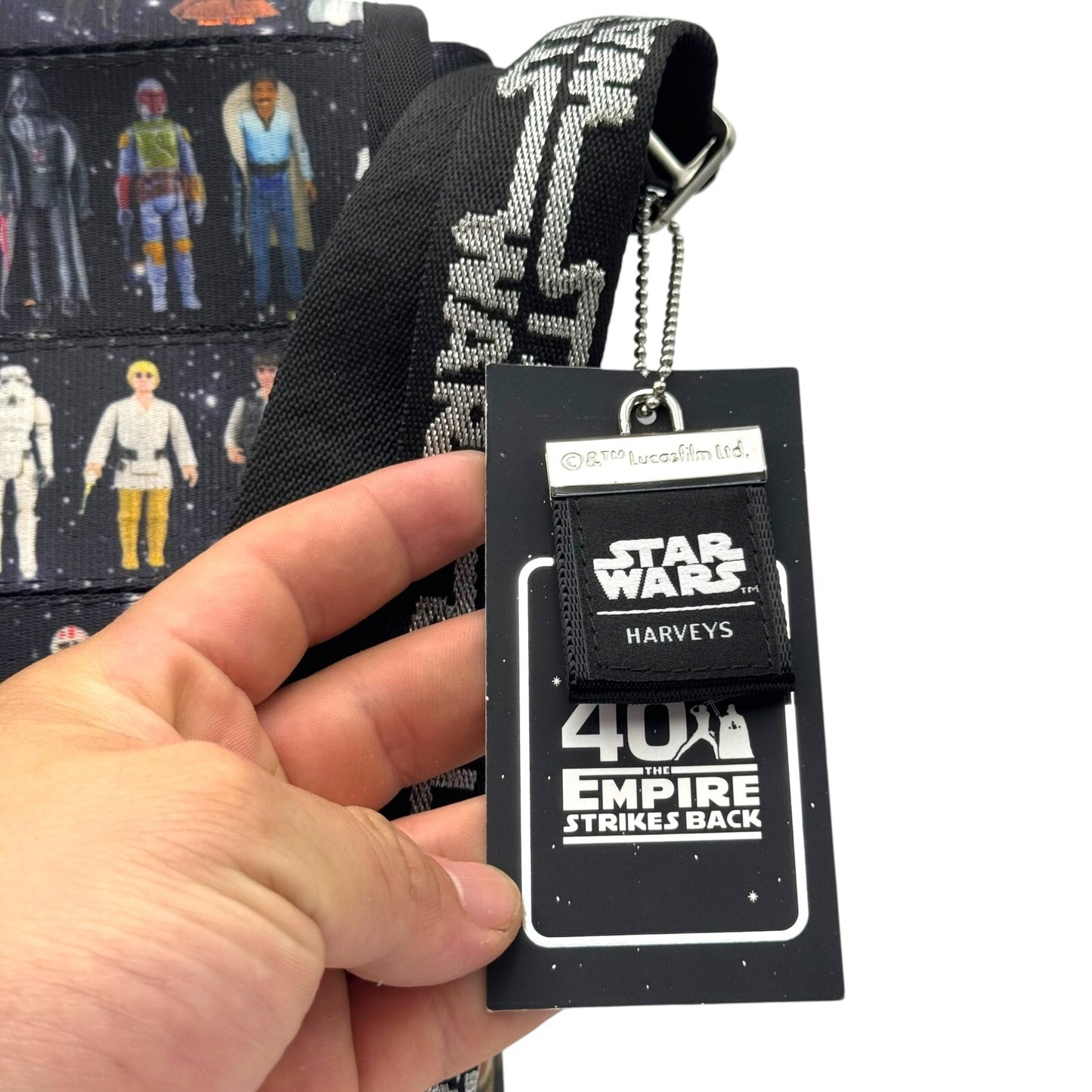 Harveys x Star Wars Streamline Foldover Crossbody Bag, Action Figure Print