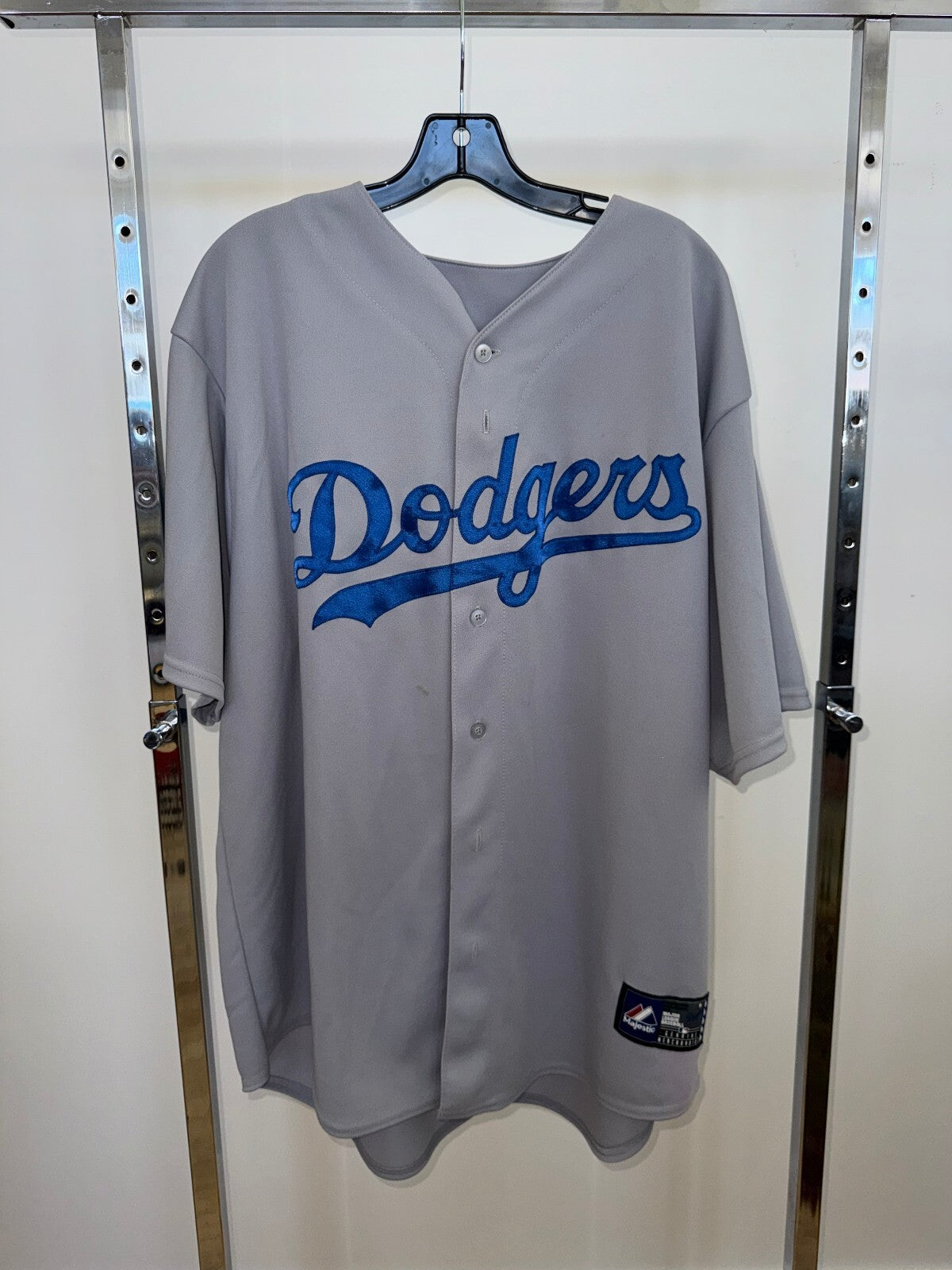 Grey Dodger Clayton Kershaw Jersey, Size 2X