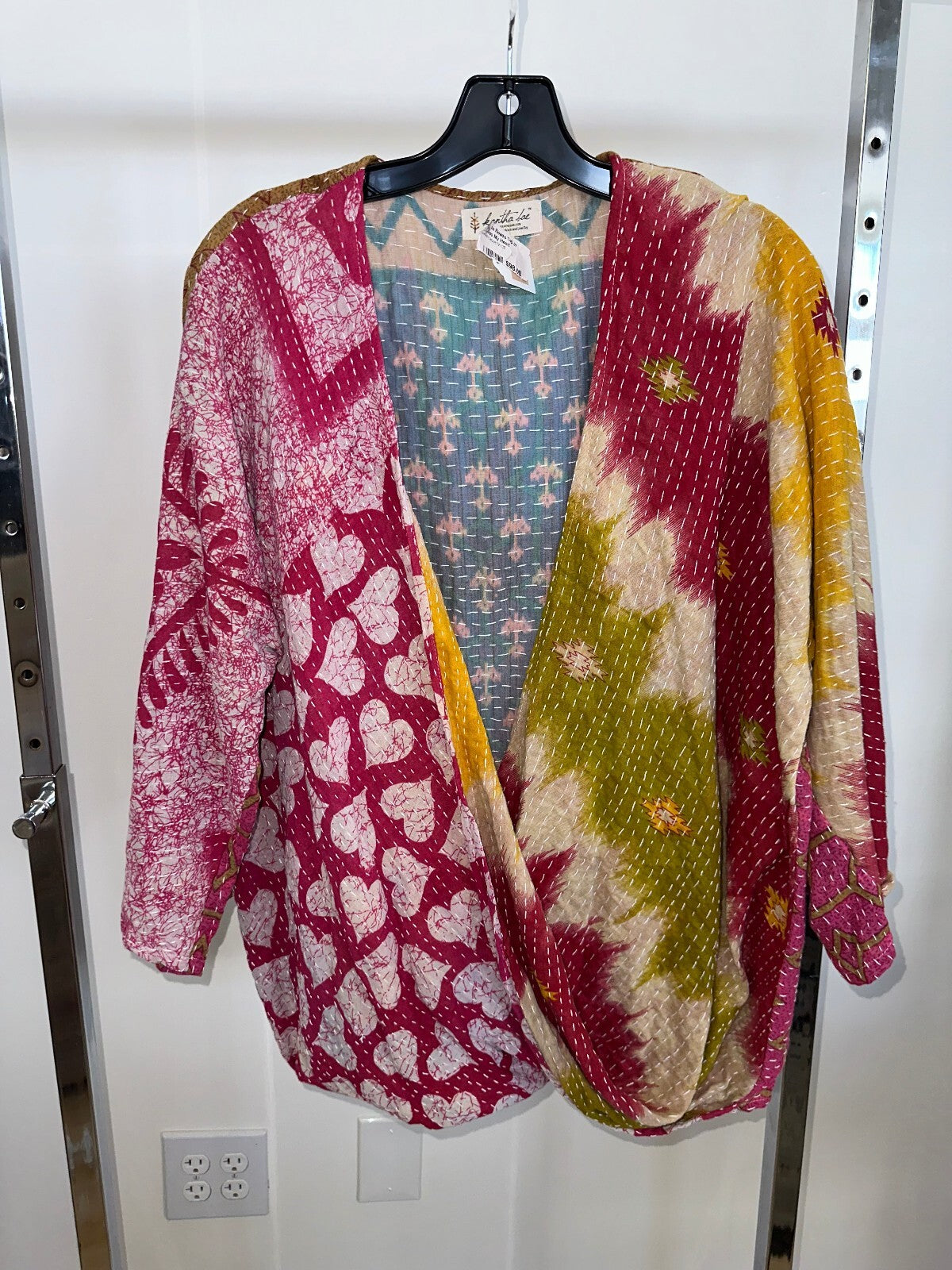 Kantha Bae Multipatterned Longsleeve Sweater, Free Size